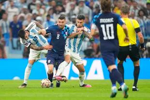 Partido entre Argentina y Croacia por semifinales de la Copa del Mundo