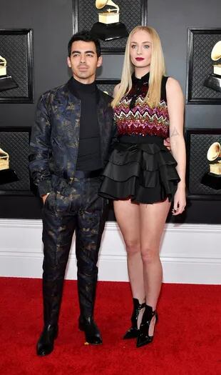 Joe Jonas and Sophie Turner. Grammy 2020