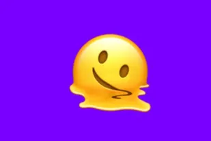 Qué significa el emoji de la cara derretida en WhatsApp