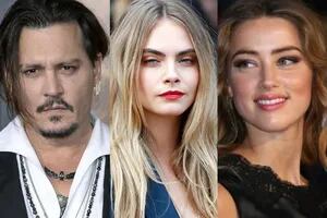 Viralizan un video en el que Amber Heard parece serle infiel a Johnny Depp con Cara Delevingne