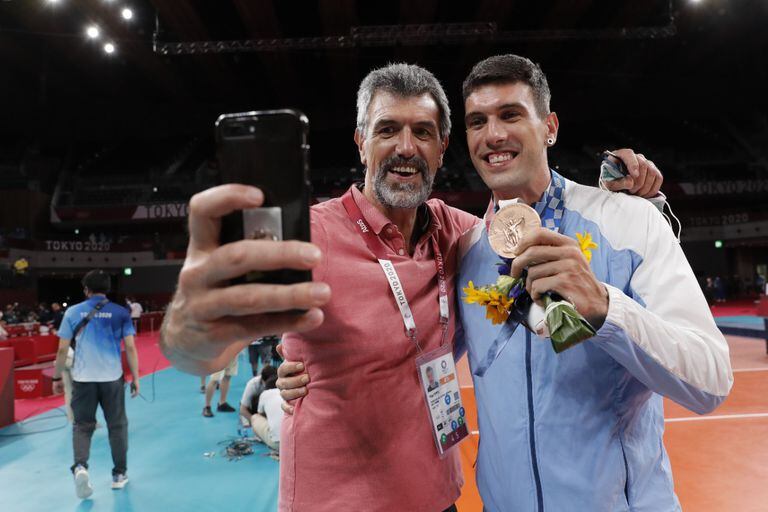 Hugo y Facundo Conte, una dinastía de bronce del vóleibol argentino