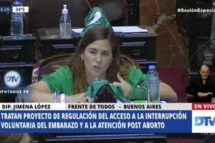 "Nadie puede ahijar a algo producto de una violación", dijo la diputada López