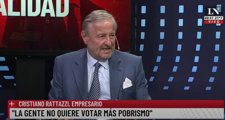 Cristiano Rattazzi advirtió dos años duros para Argentina y explicó que, a su entender, hay que llevar adelante una política de convertivilidad
