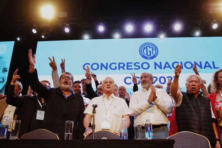 La cúpula de la CGT elegida durante el congreso nacional de esta semana.