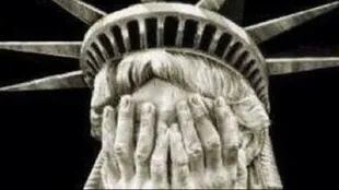 La Estatua de la Libertad triste, uno de los memes por la victoria de Trump
