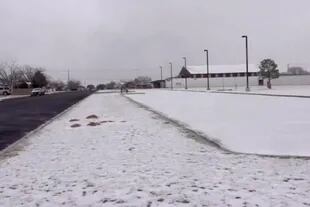 En Texas no están acostumbrados a lidiar con la nieve