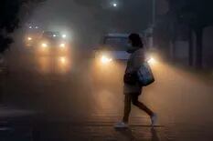 Una fuerte niebla reduce la visibilidad en la Ciudad y el Conurbano
