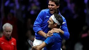 Federer y Nadal, y una celebración icónica en la Laver Cup