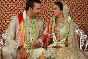 La boda de Isha Ambani y Anand Piramal costó 100 millones de dólares