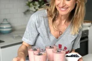 Romina Polnoroff muestra recetas con leche materna
