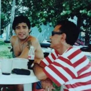 Diego Armando Maradona y Carlos Ferro Viera, amigos por un tiempo