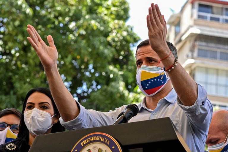 El opositor venezolano Juan Guaidó