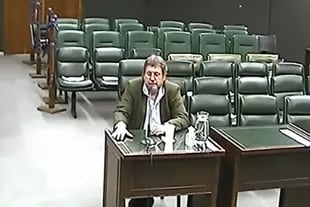 El empresario Patricio Gerbi reconoció el pedido de coimas; en la imagen, cuando testificó el año pasado. Su declaración fue tomada como medida de prueba durante el alegato de hoy del fiscal Luciani