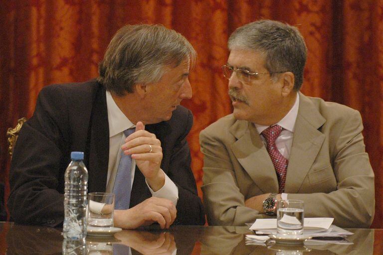 Néstor Kirchner y Julio De Vido