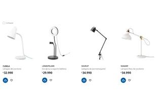 Las lámparas son uno de los artículos con más variedad de modelos y precios (Foto: ikea.com)