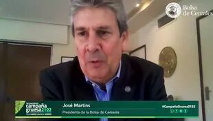 José Martins, presidente de la Bolsa de Cerelales porteña