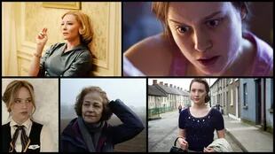 Las nominadas a mejor actriz son: Cate Blanchett, Brie Larson, Jennifer Lawrence, Charlotte Rampling y Saoirse Ronan