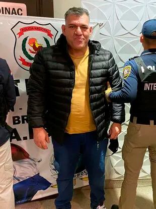 Oscar Ramón Cardozo, alias King Kong, el 26 de junio pasado, cuando llegó a Paraguay, extraditado desde la Argentina; el 4 de julio fue acribillado