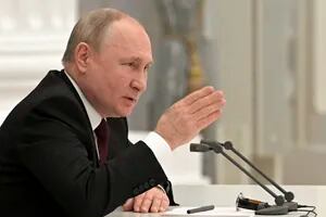 Las cinco frases más estridentes con las que Vladimir Putin anunció la invasión a Ucrania