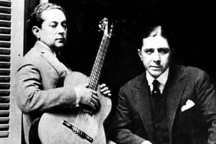 Carlos Gardel y José Razzano