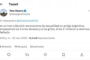 El tuit de Guido sobre la poca tolerancia de los vecinos alemanes se le sumaron respuestas con relatos similares de otros argentinos
