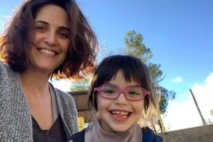 Julieta Díaz y su hija Elena, pasaron juntas la cuarentena por la pandemia de coronavirus