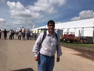 El ingeniero agrónomo Juan Facundo Rodríguez llegó desde la localidad bonaerense de Vedia