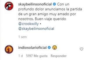 Un emoji que el Indio Solari le envió a Skay Beilinson bastó para que los fans soñaran con la vuelta de Los Redondos.