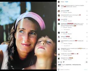 Franco, el hijo mayor de Romina Yan, le dedicó un sentido mensaje en sus redes sociales