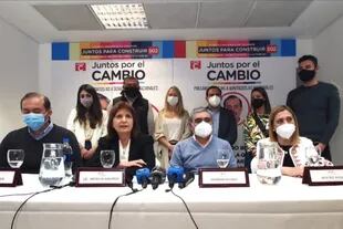 Patricia Bullrich, en su reciente visita a Tucumán, para apoyar el proyecto del intendente capitalino, Germán Alfaro (a su izquierda)