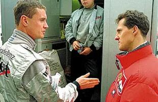 David Coulthard (McLaren), en los tiempos en qu competía contra  Schumacher (Ferrari)