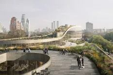 Cómo será el paseo futurista y verde que se construye frente al Hipódromo