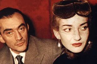 Luchino Visconti y Maria Callas