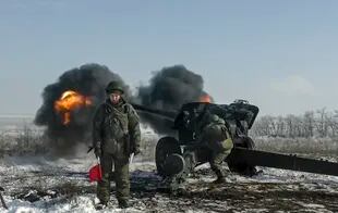 Entrenamiento militar ruso en Rostov