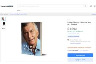 Salió la preventa del libro de Mauricio Macri y cuesta casi 1700 pesos