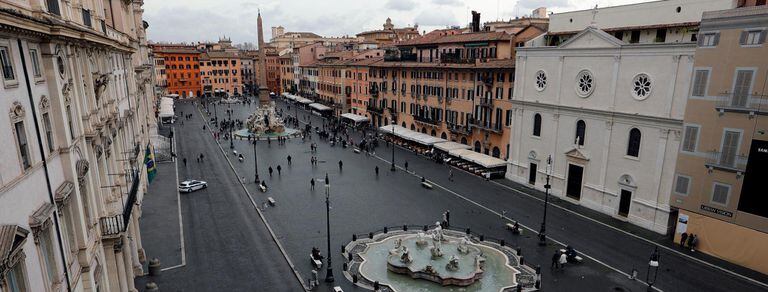 En fotos: postales inéditas de una Roma sin turistas por el coronavirus