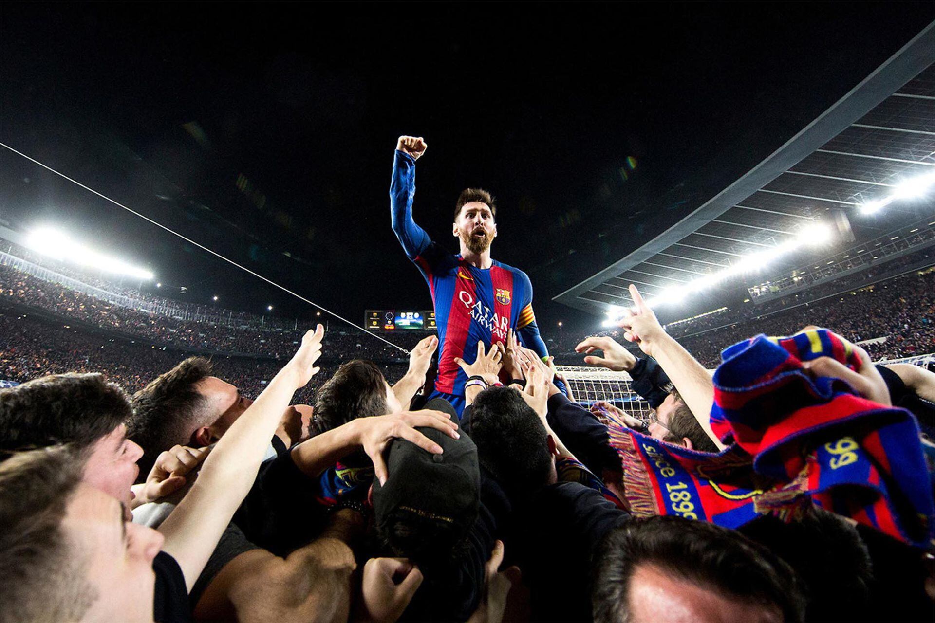 Una imagen icónica: Messi, símbolo en una victoria de Barcelona