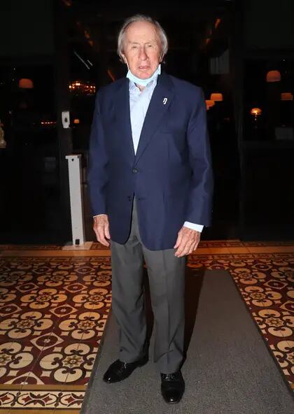 Jackie Stewart cenó en el restaurante Gardiner de Costanera Norte
