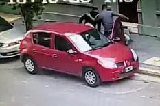 Video: los violentos robos de autos a plena luz del día en Saavedra