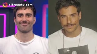El participante decidió cambiar su parecido con Nicolás Furtado por el de Fernando Dente (Crédito: Captura de video eltrece)