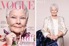 A los 85. Judi Dench se convirtió en la "chica de tapa" más añosa de la Vogue UK