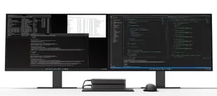 Una imagen del gabinete que ofrecerá Project Volterra, la PC de escritorio para desarrolladores de Microsoft; la compañía no dio más detalles del hardware