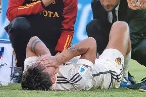 Preocupación por la lesión de Paulo Dybala en Roma: se fue llorando