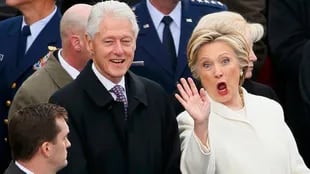 Hillary y Bill Clinton, entre los asistentes de la toma de posesión de Donald Trump