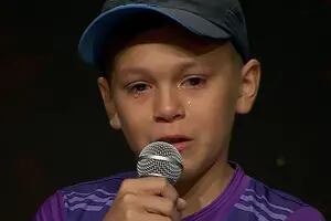 Habló el niño de 12 años que hizo llorar a la selección en el homenaje de la Conmebol