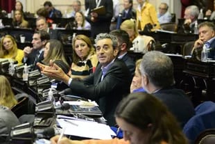 Florencio Randazzo durante el debate de modificación del Código Nacional Electoral sobre Boleta Única