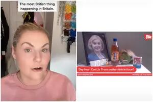 El video de una tiktoker para explicar el desafío viral de Liz Struss con una lechuga