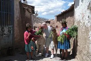 Dave en Cuzco durante el viaje