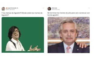 Algunos de los memes de Daniel Agostini y Julio Iglesias por el cambio de mes