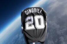 La NBA envió al espacio una camiseta de Emanuel Ginóbili